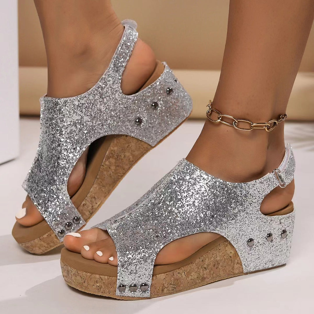 Natalie | Wedge Sandals