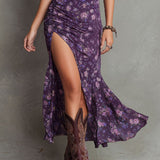 Anna | Floral Midi Puff-Sleeve Dress