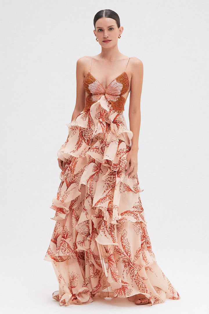 Frances | Ruffled Dress
