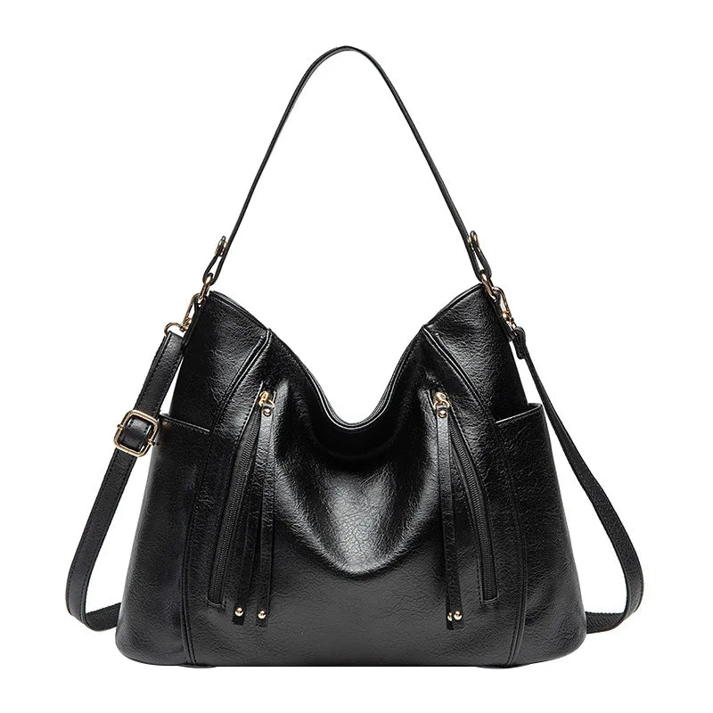 Hazel | Leather Fringed Bag