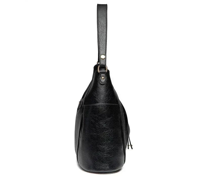 Hazel | Leather Fringed Bag