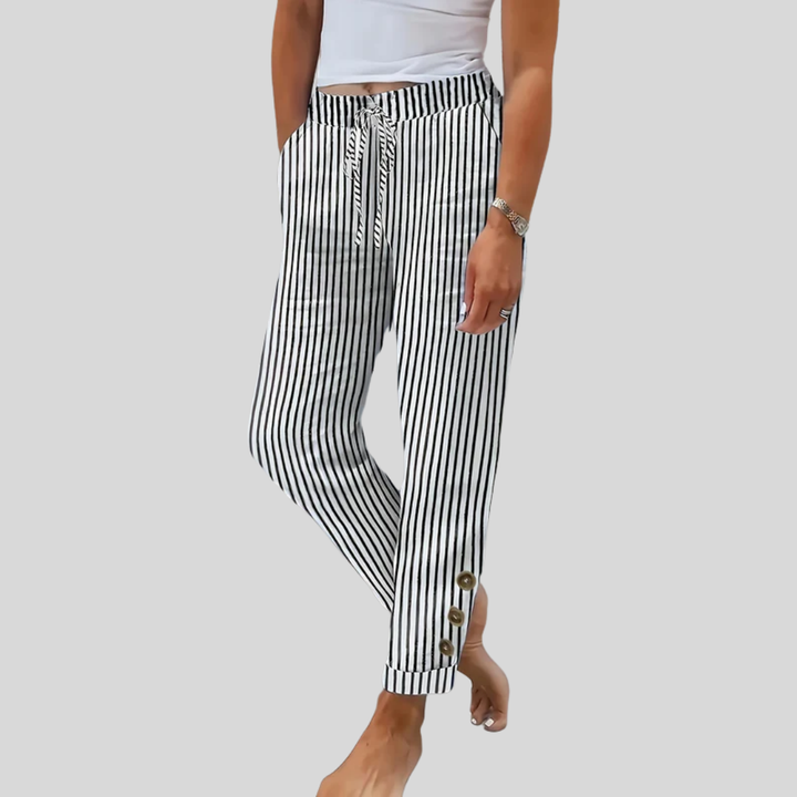 Madeleine | Striped Relaxed Trousers