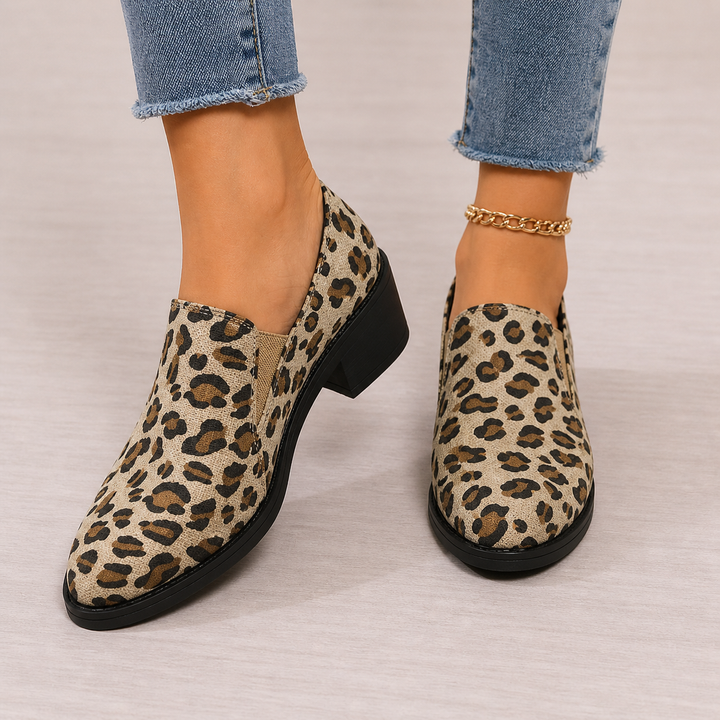 Elizabeth | Leopard-Print Loafers