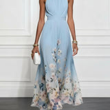 Ella | Chiffon Floral Maxi Dress