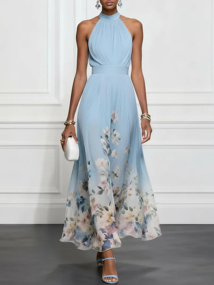 Ella | Chiffon Floral Maxi Dress