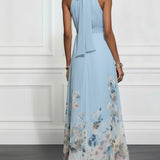 Ella | Chiffon Floral Maxi Dress