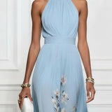 Ella | Chiffon Floral Maxi Dress