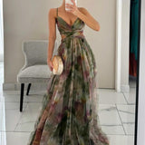 Betsy | Floral Printed Maxi V-Neck Dress