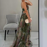 Betsy | Floral Printed Maxi V-Neck Dress