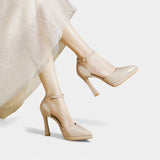 Leona | Leather Court Shoes