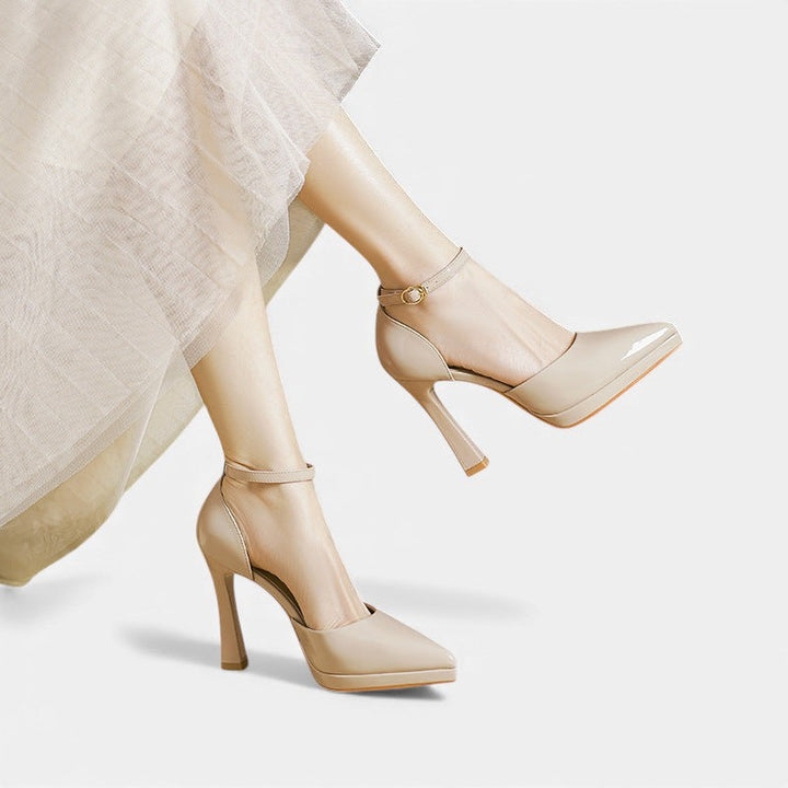Leona | Leather Court Shoes