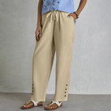 Sophie | Button-Detail Trousers