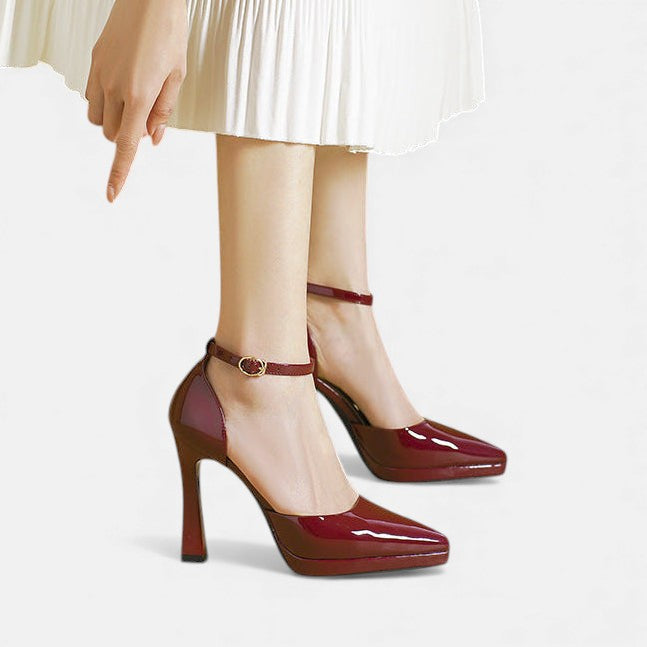 Leona | Leather Court Shoes