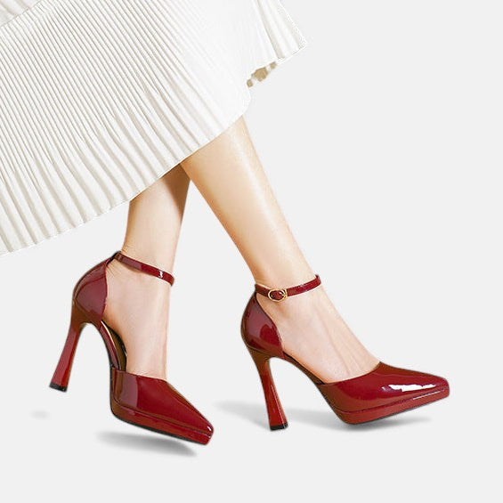 Leona | Leather Court Shoes