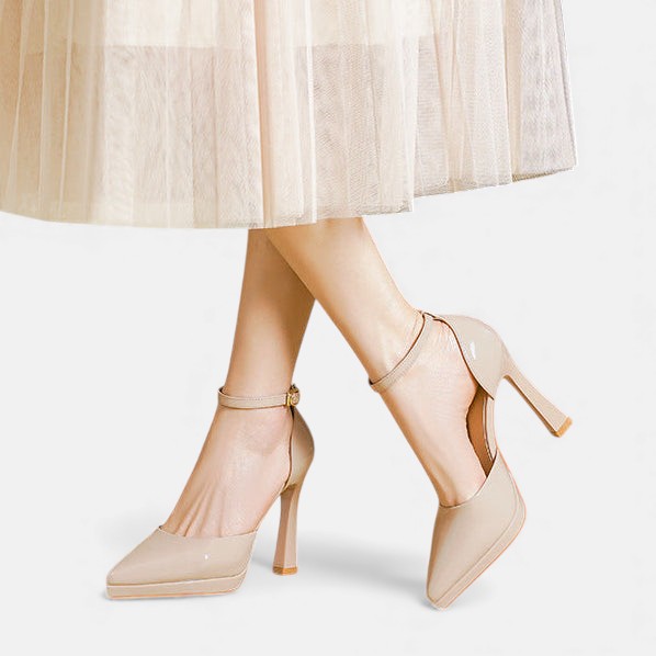 Leona | Leather Court Shoes