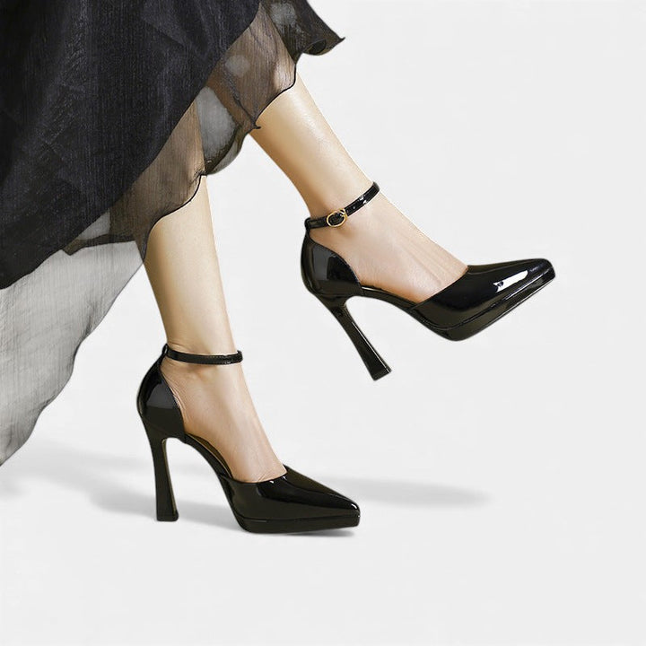 Leona | Leather Court Shoes