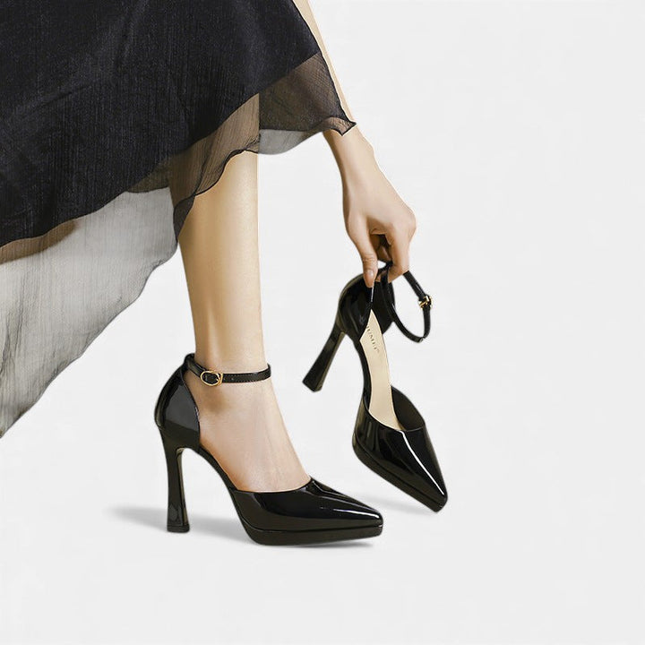 Leona | Leather Court Shoes