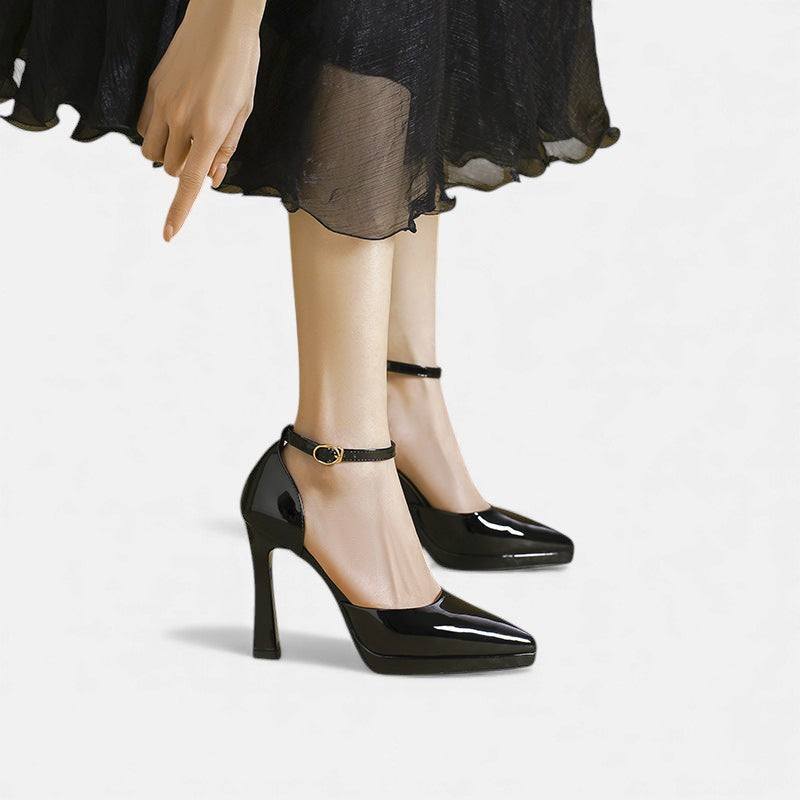 Leona | Leather Court Shoes