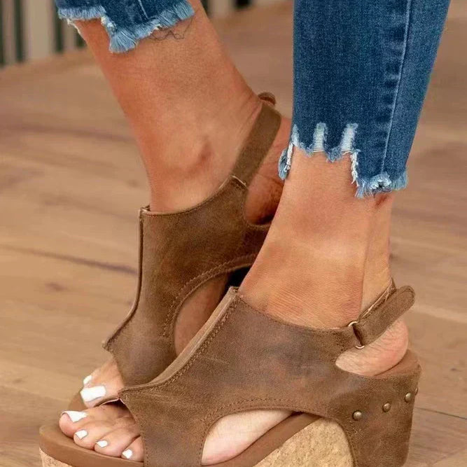 Natalie | Wedge Sandals