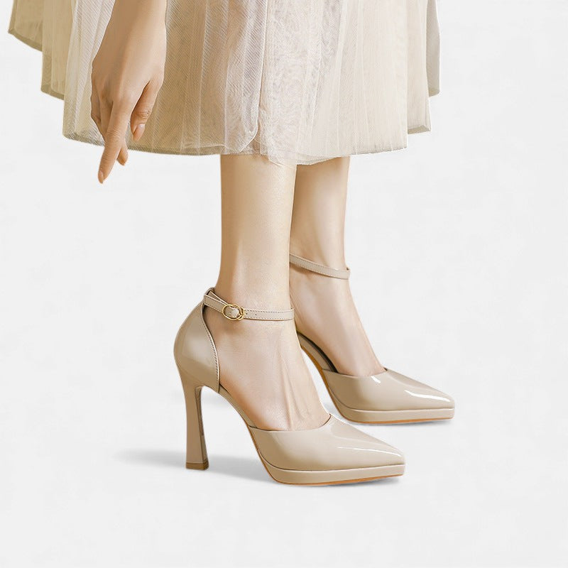 Leona | Leather Court Shoes