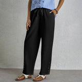 Sophie | Button-Detail Trousers