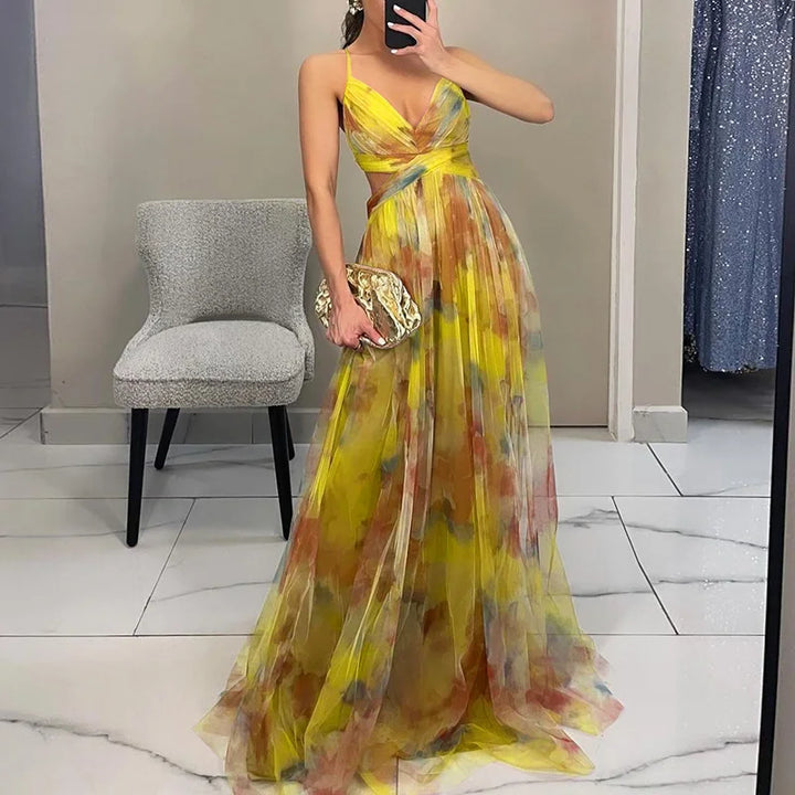 Ruth | Floral Printed Maxi Dress