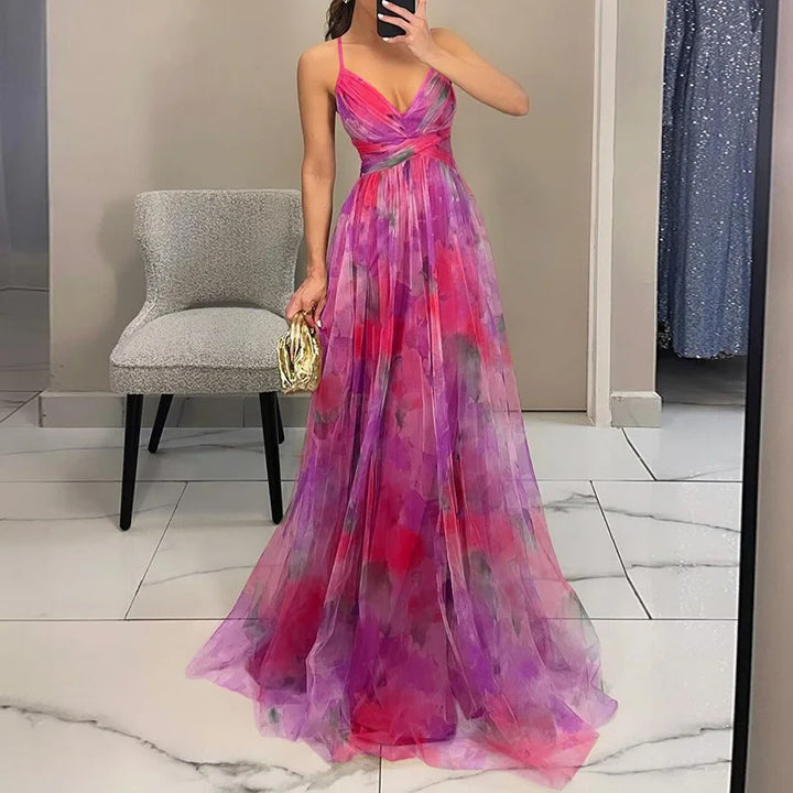 Ruth | Floral Printed Maxi Dress