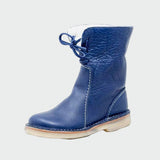 Martha | Waterproof Leather Wool-Blend Boots