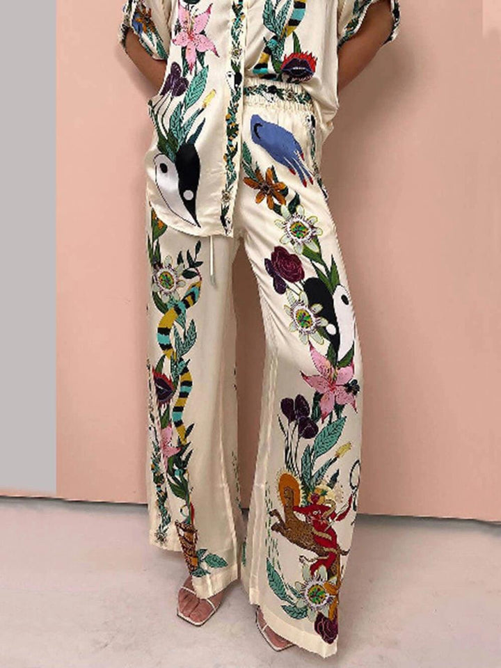 Emily | Satin Printed Set