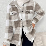 Freya | Elegant Fleece Striped Jacket