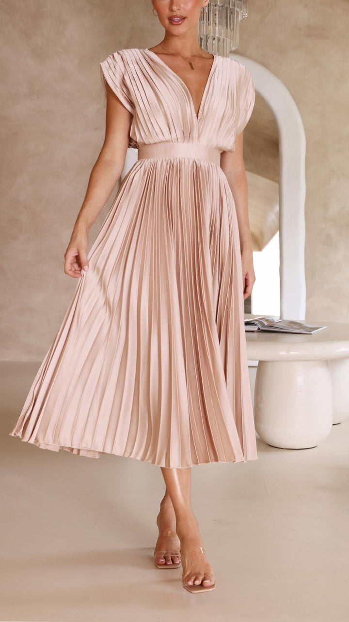 Amber | Elegant Pleated Dress