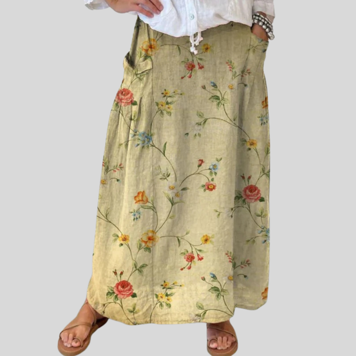 Marie | Lightweight Printed Skirt