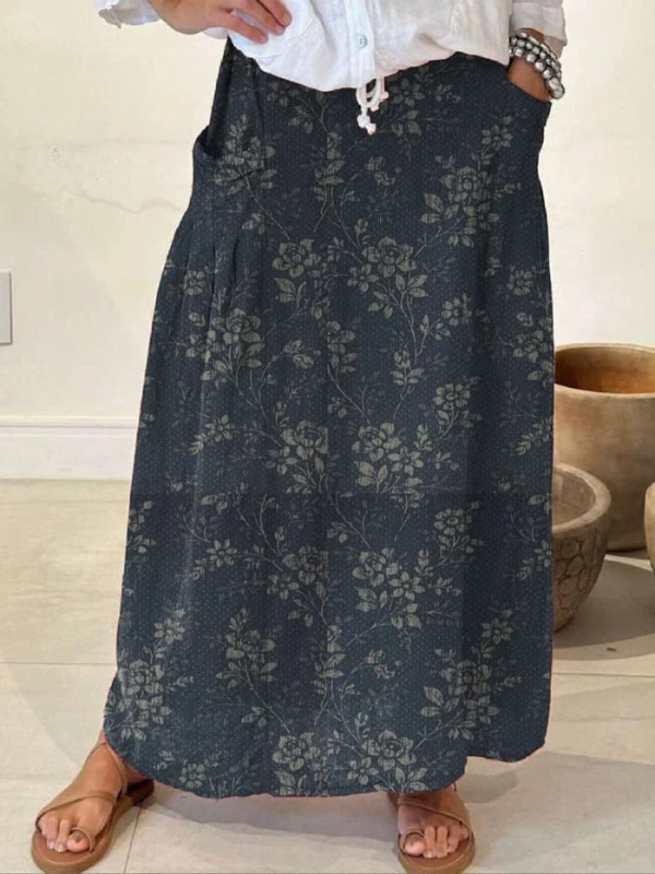 Joanna | Lightweight Printed Skirt
