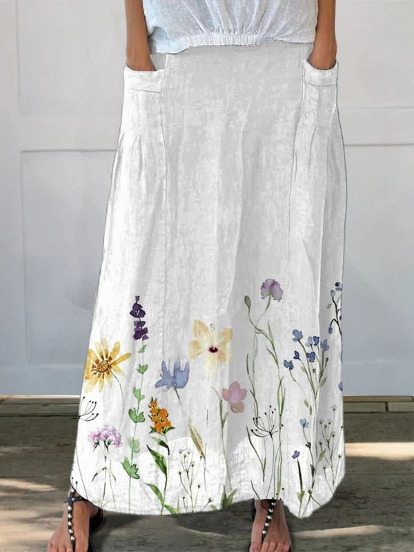 Sophie | Lightweight Printed Skirt