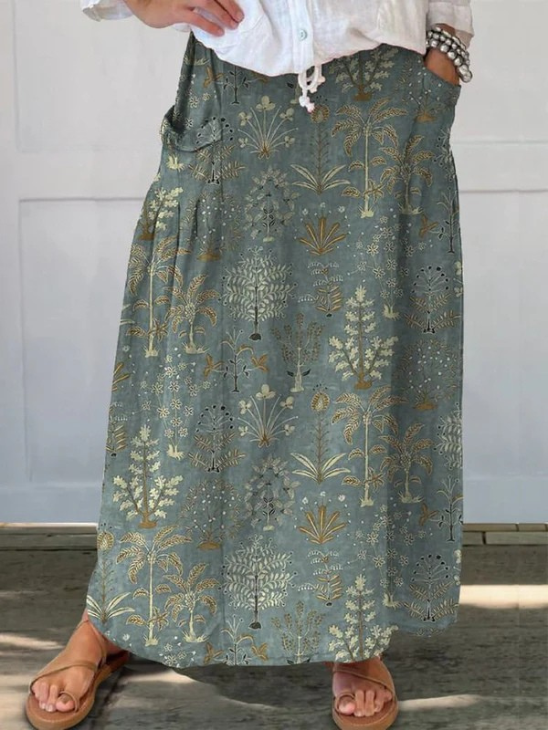 Holly | Lightweight Printed Skirt