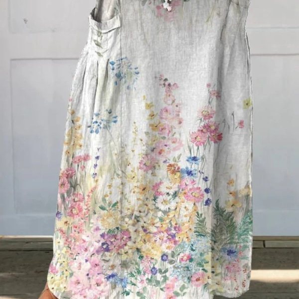 Marie | Lightweight Printed Skirt