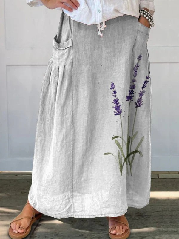 Georgia | Lightweight Printed Skirt
