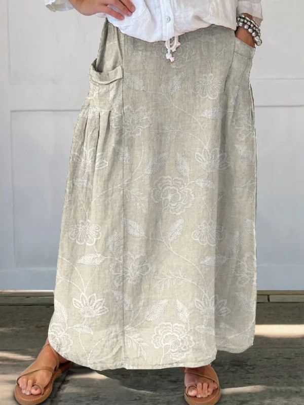 Hazel | Lightweight Printed Skirt