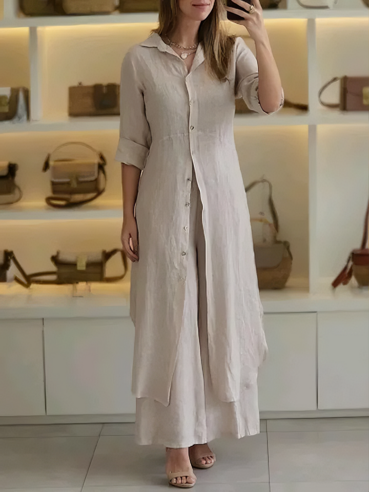 Lottie | Elegant Wide-Leg Set