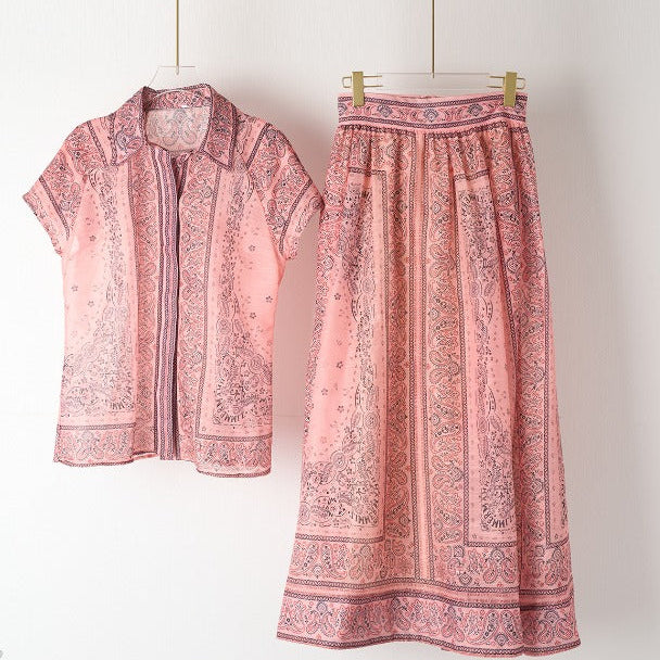Madeleine | Printed Wide-Leg Set