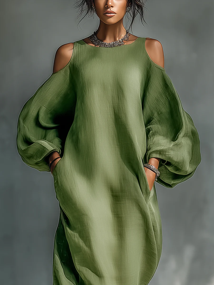 Victoria | Maxi Puff-Sleeve Dress
