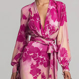Annabel | Floral Maxi V-Neck Dress