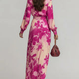 Annabel | Floral Maxi V-Neck Dress