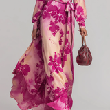 Annabel | Floral Maxi V-Neck Dress