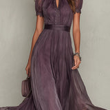 Mia | Elegant Chiffon Maxi Dress