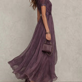 Mia | Elegant Chiffon Maxi Dress