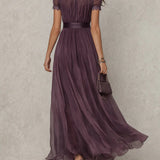 Mia | Elegant Chiffon Maxi Dress