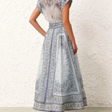 Madeleine | Printed Wide-Leg Set