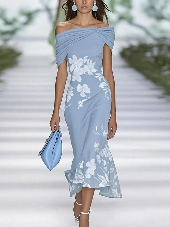 Emily | Elegant Floral Printed Dress