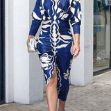 Monica | Printed Midi Dress